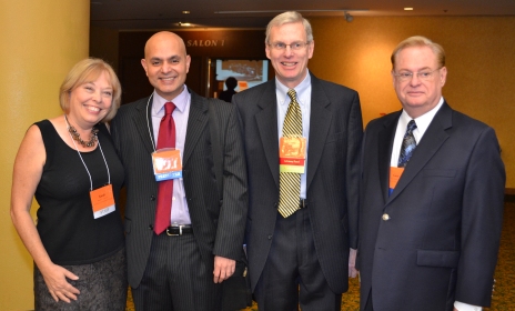 CCoA Director Sandi Fitzpatrick, Manoj Pardasani, PhD, Peter Rittenhouse